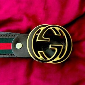 Men’s Gucci belt big GG canvas